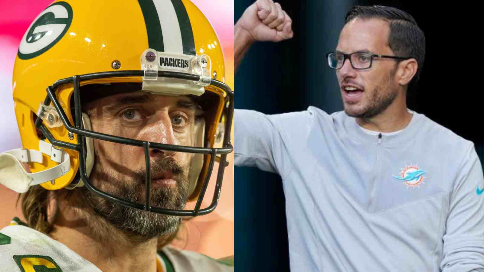 Watch: “A-Rod got the last laugh though” – Dolphins’ Mike McDaniel gets TRASHED on social media for laughing at a ‘pissed’ Aaron Rodgers