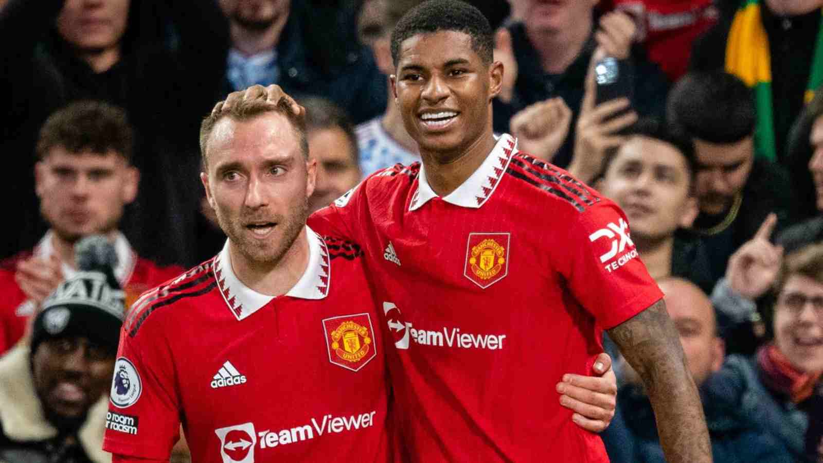 Christian Eriksen claims that Marcus Rashford’s form has helped Manchester United to move on from Cristiano Ronaldo