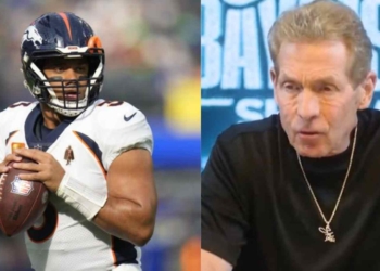 Skip Bayless and Russell Wilson