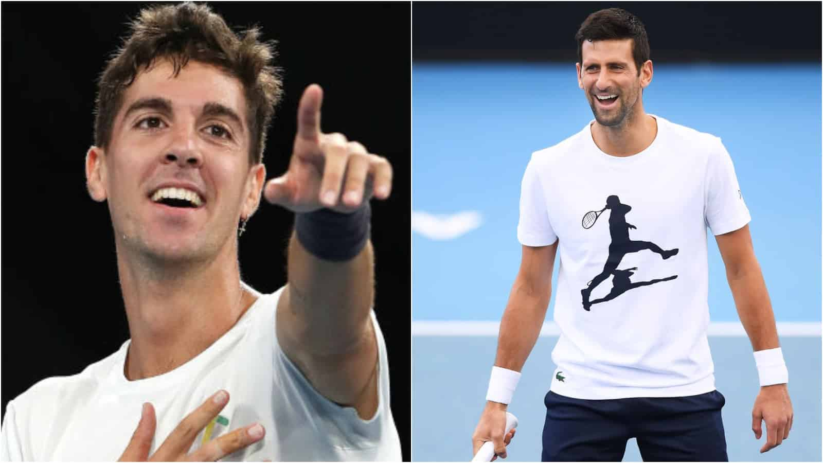 “Heaps fun,” Thanasi Kokkinakis responds to Novak Djokovic’s challenge at the Adelaide International