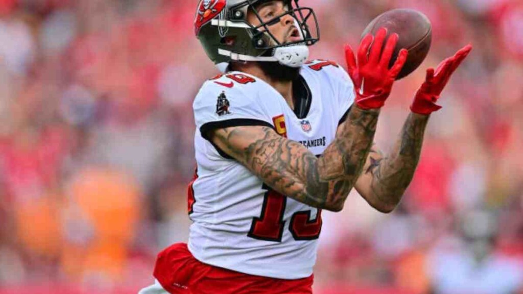 WATCH: "Perfect deep ball perfect catch" - NFL fans can't stop gushing over the MAGICAL Tom Brady-Mike Evans combo as they obliterate the Panthers' 14 points led 1 Mike Evans (Image via Yahoo Sports)