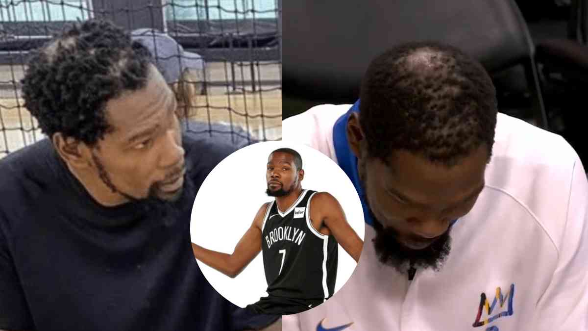 “Just let it go bro.. it’s over” – NBA Twitter trolls the life out of Kevin Durant after photo of massive bald spot goes viral