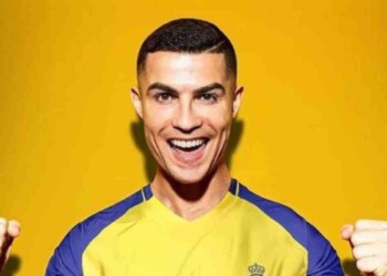 Cristiano Ronaldo after signing for Al Nassr