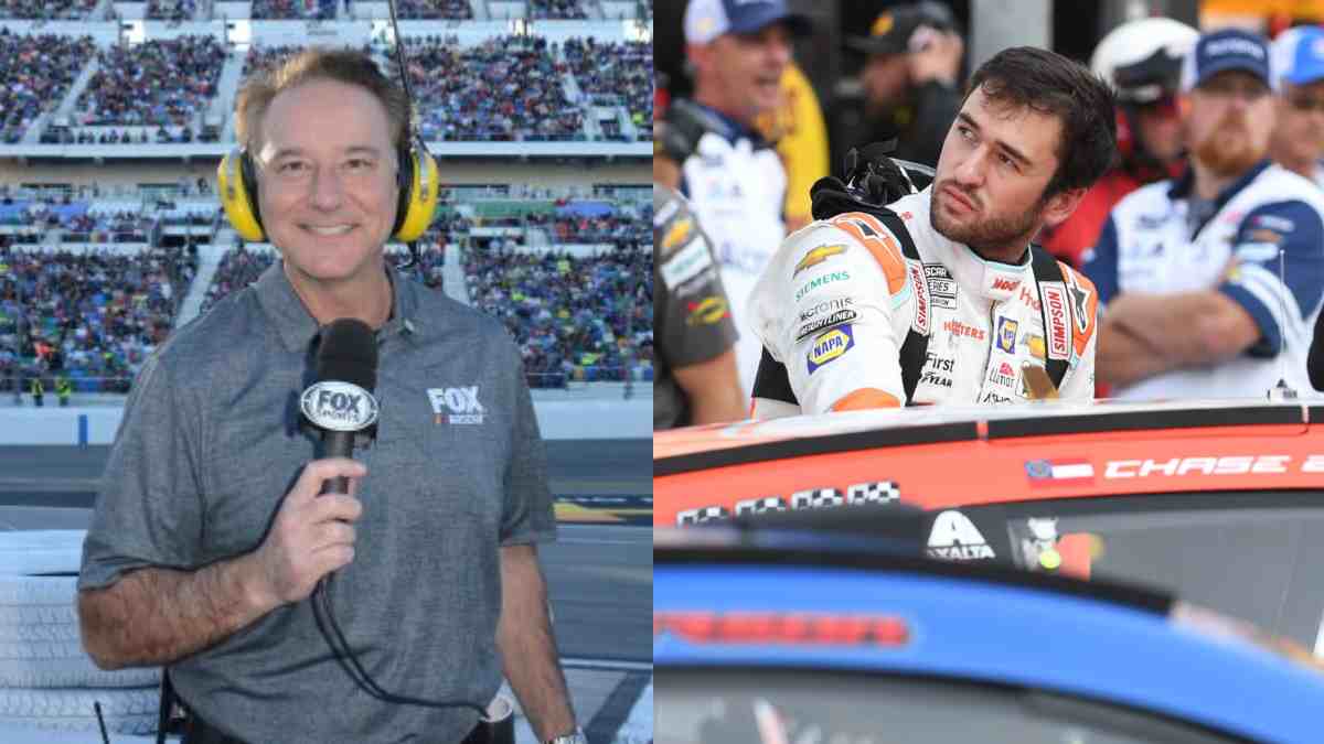 “I hate to hear this,” Chase Elliott responds to veteran commentators NASCAR Fox booth exit