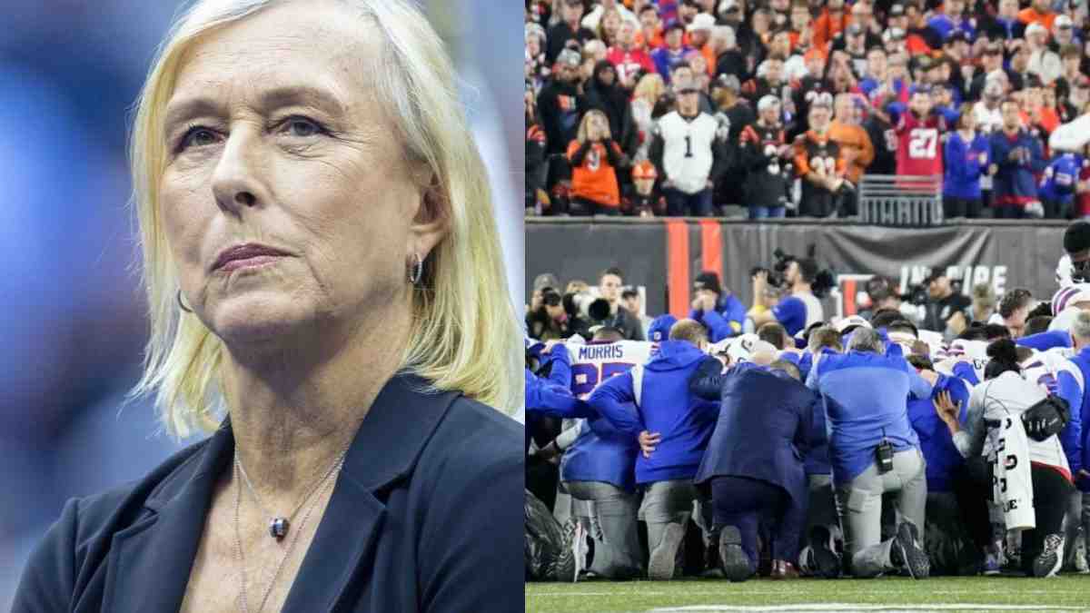 Martina Navratilova reacts to ‘critical’ Damar Hamlin’s ‘life-threatening’ incident in the Bengals vs Bills game