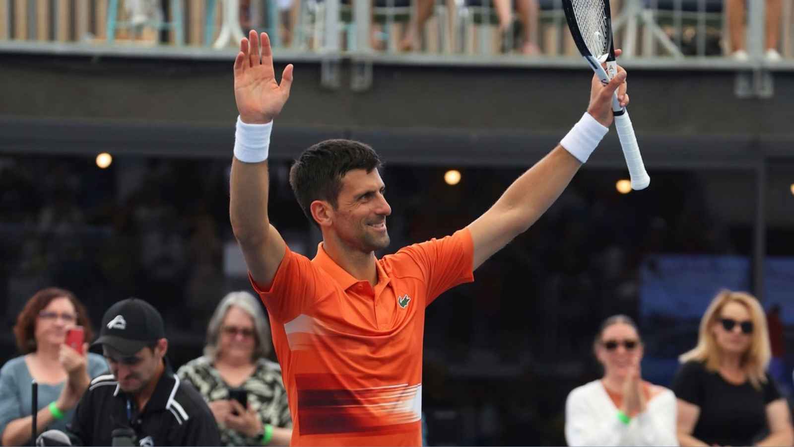 Novak Djokovic extends unbelievable record in Australia with his opening round win at the Adelaide International