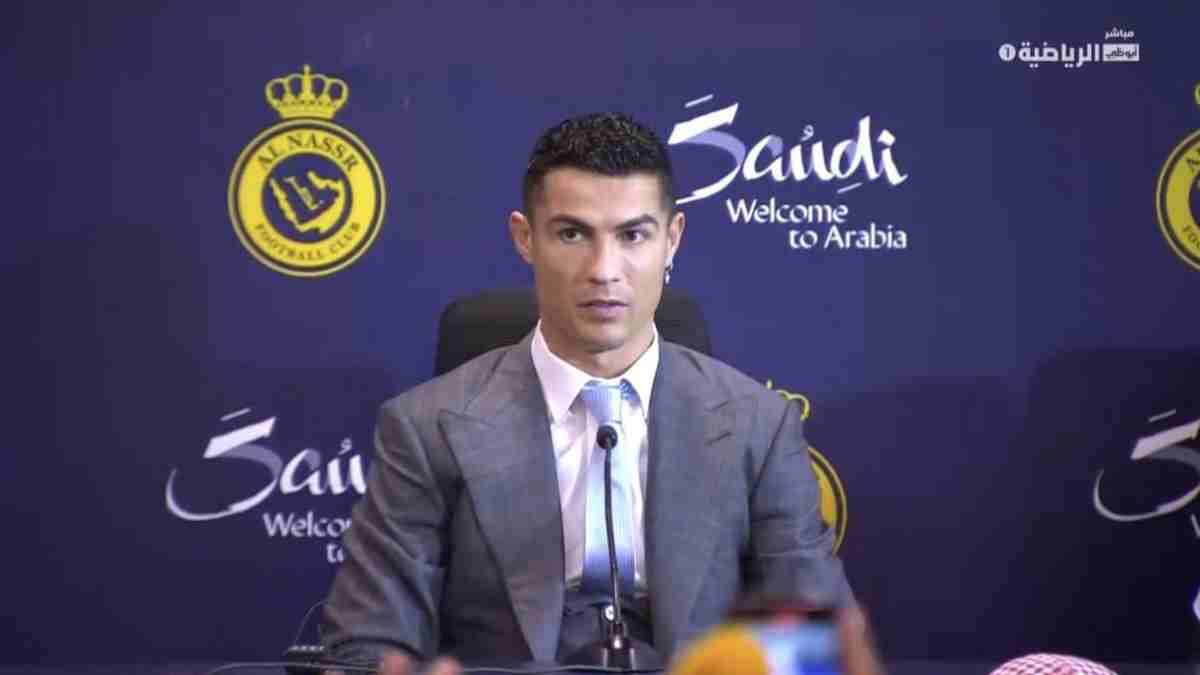 WATCH: Cristiano Ronaldo refers to Saudi Arabia as “South Africa” in his first Al Nassr press conference