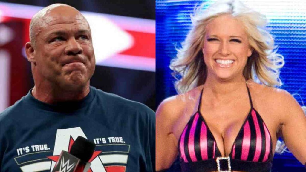 Kurt Angle and Kelly Kelly