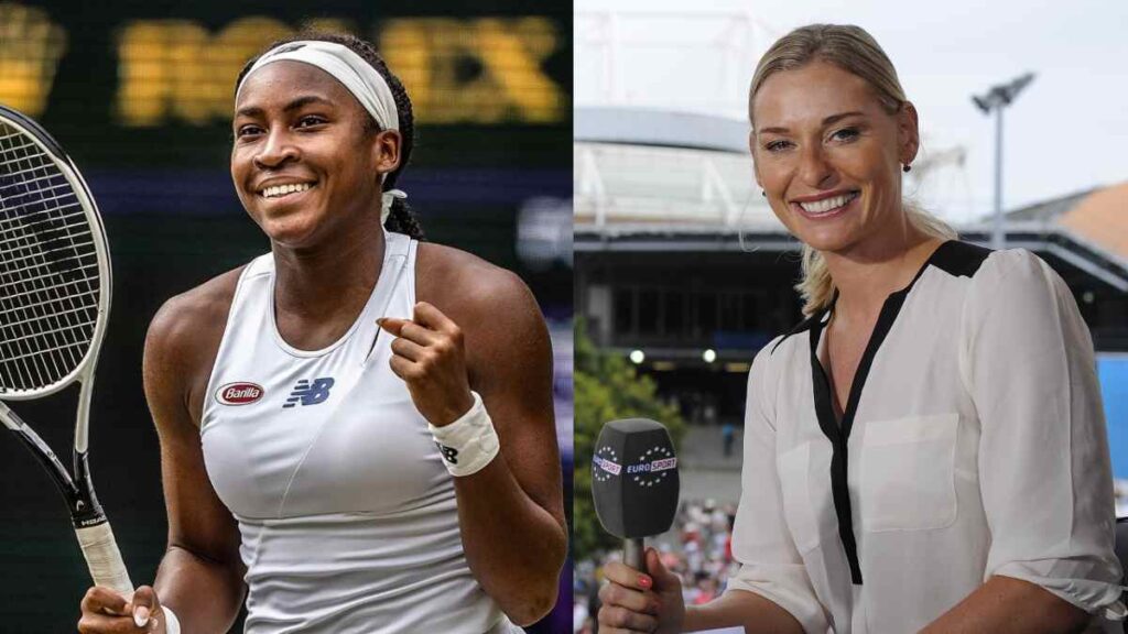 Coco Gauff and Barbara Schett