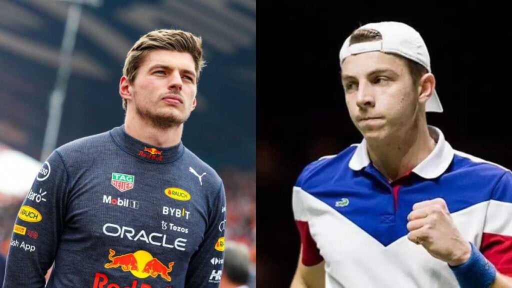 Max Verstappen and Tallon Griekspoor