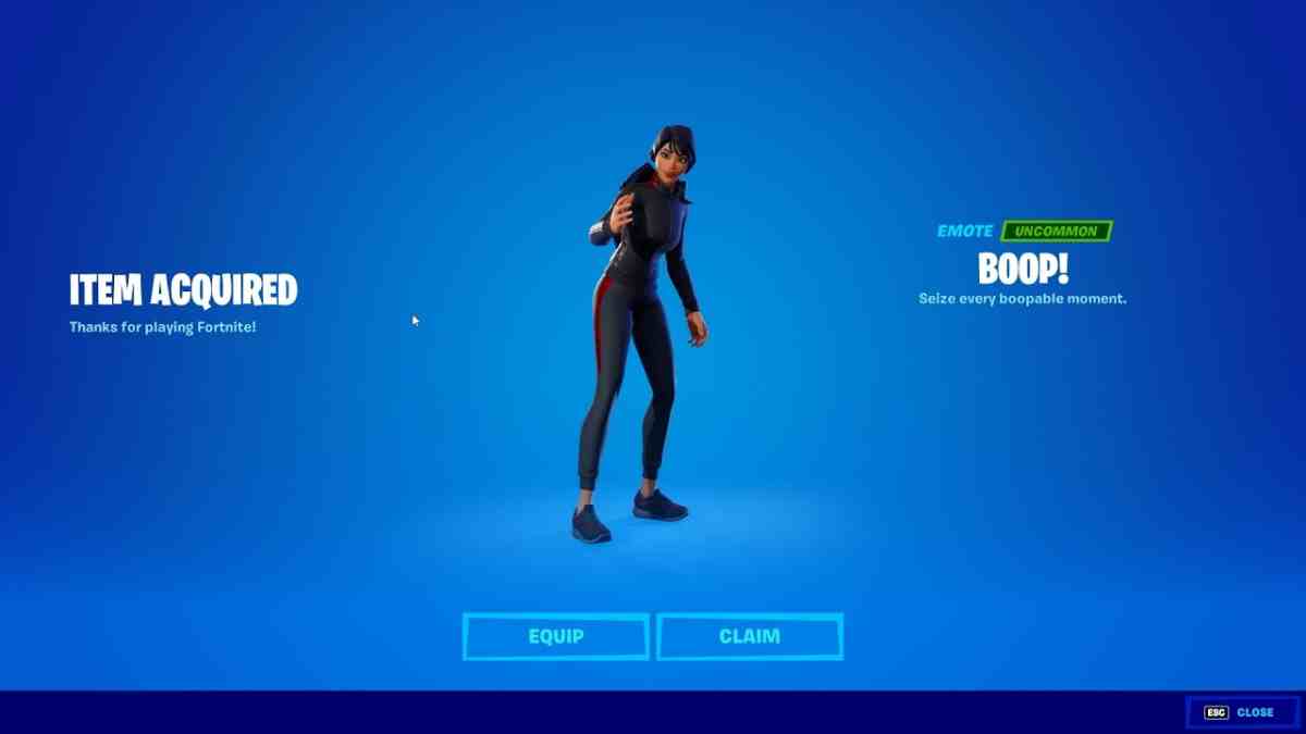 How to Get New Fortnite Boop Emote In Chapter 4 (Image via Epic Games)