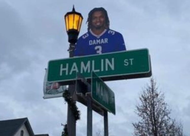 Damar Hamlin gets a street named after him following a GRAND gesture ...