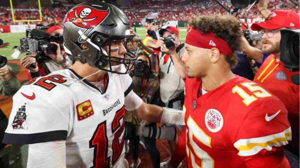 Tom Brady and Patrick Mahomes