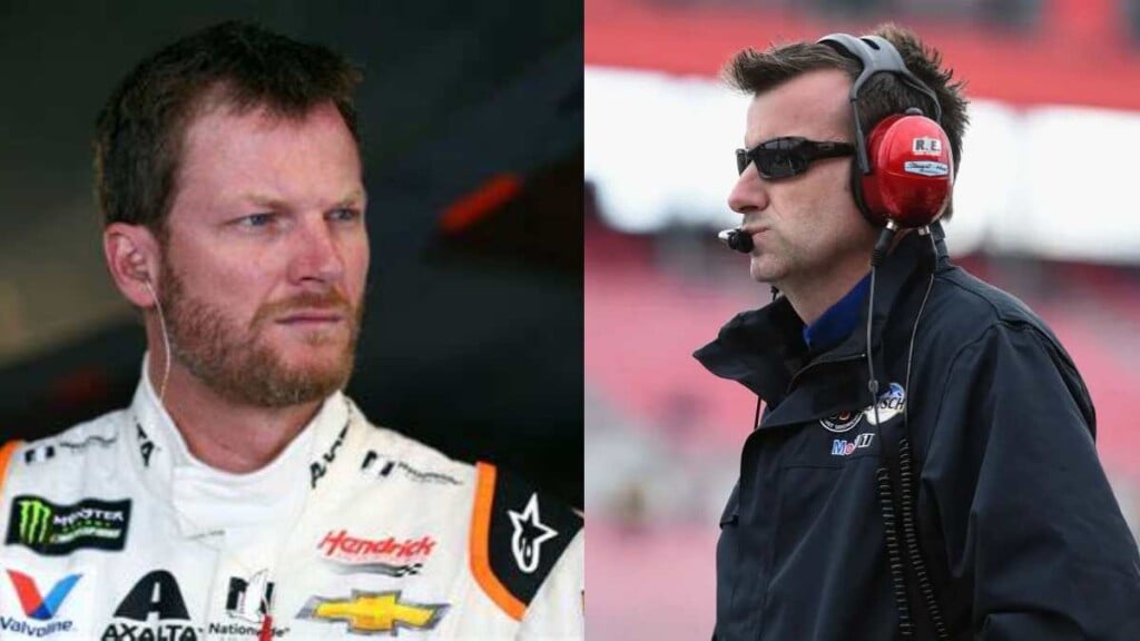 Dale Earnhardt Jr. and Rodney Childress 