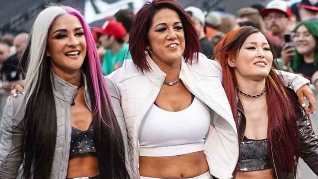 Dakota Kai, Bayley, and Iyo Sky