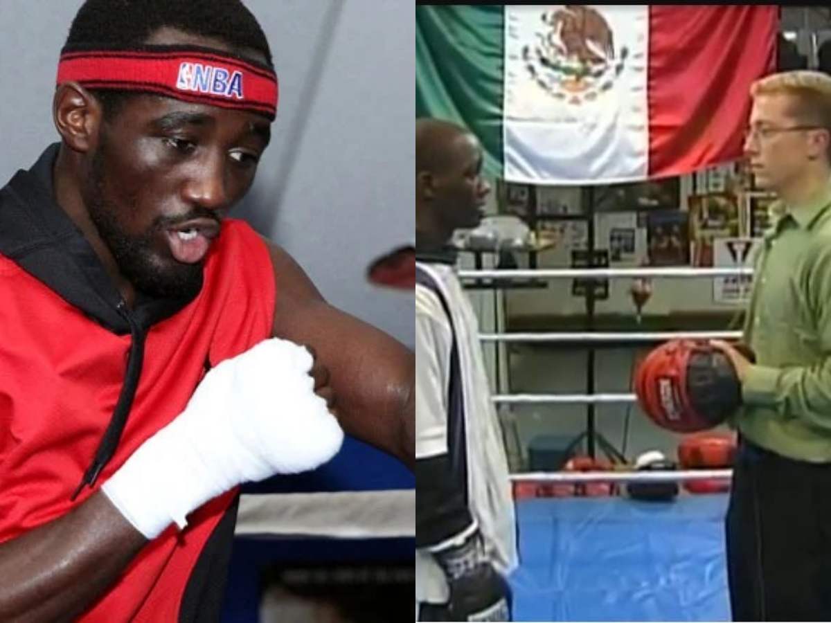 “It’d just cushion your fall,” When Terence Crawford clowned reporter trying to provoke him at the gym