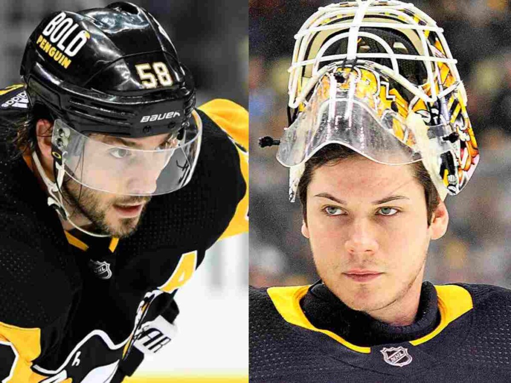 Kris Letang and Tristan Jarry [Image Credit: NHL.com/Surrey Now-Leader]