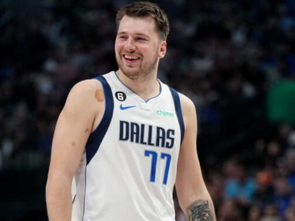 Dallas Mavericks star Luka Doncic pulls up in a TANK ahead of the game against Atlanta Hawks