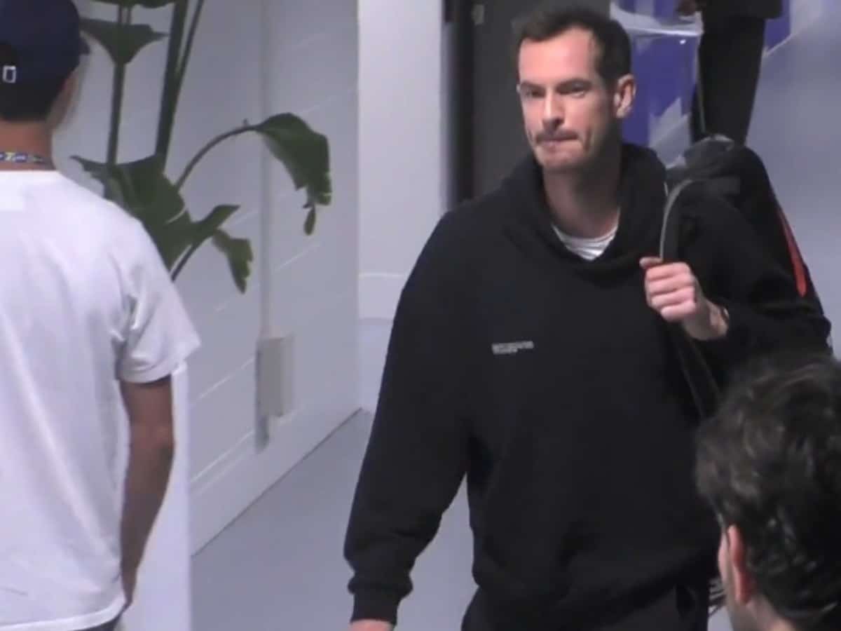 “Did he sleep on Margaret Court Arena?” Andy Murray returning to practice after his marathon Australian Open match has fans shocked