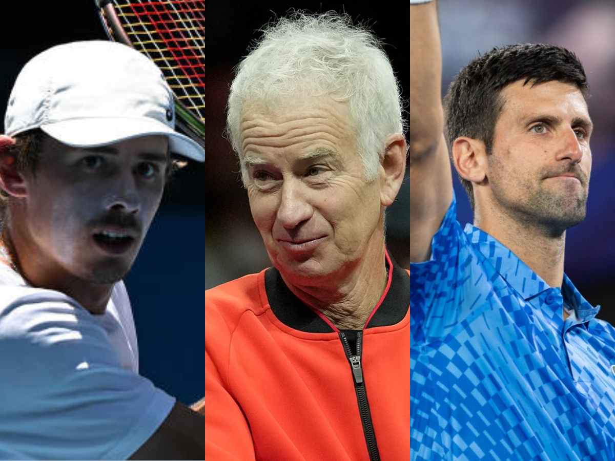 John McEnroe justifies  backing Alex de Minaur to upset Novak Djokovic at the Australian Open