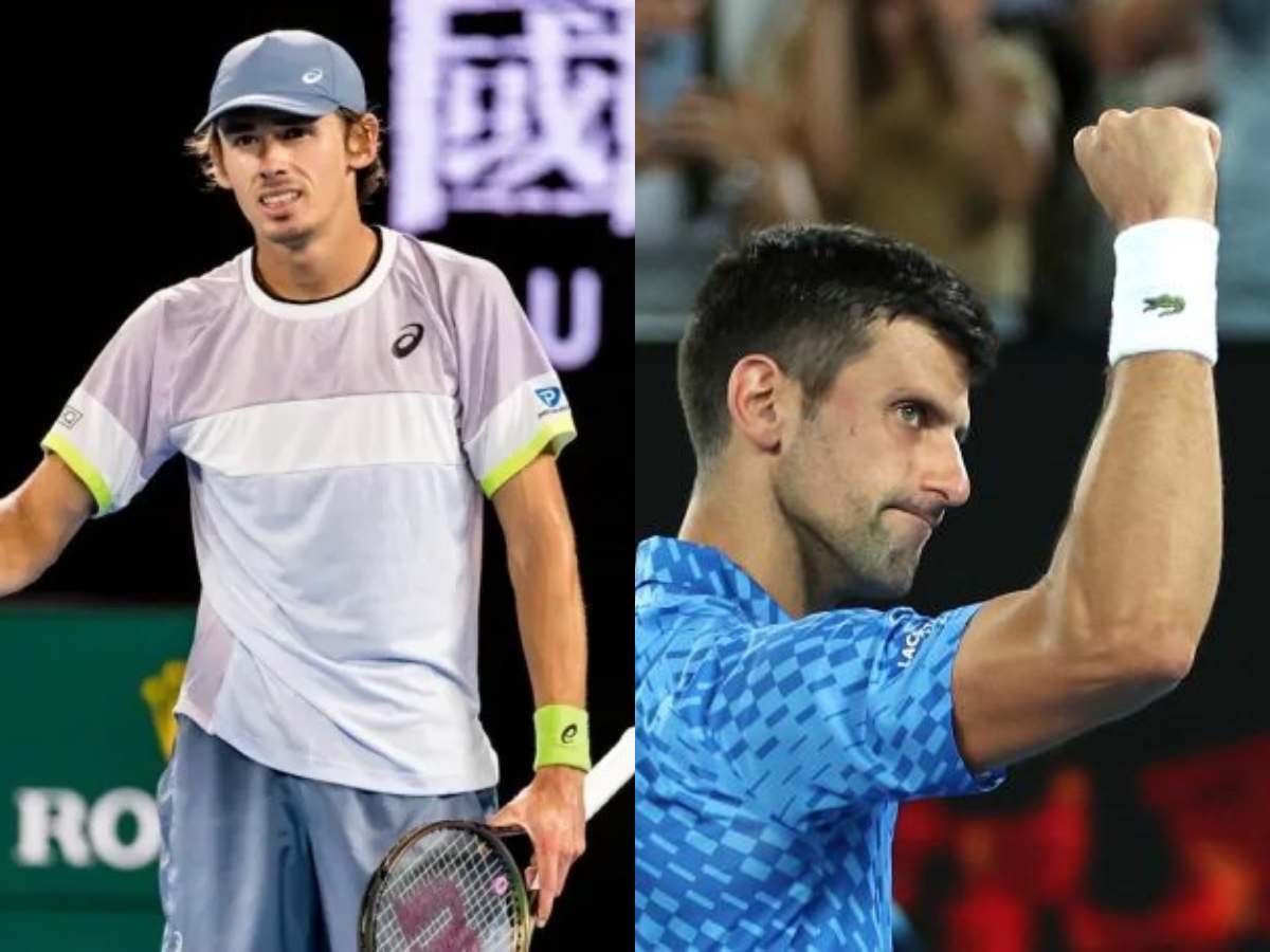 Alex de Minaur makes a petty comment on Novak Djokovic’s hamstring as he exits the Australian Open at the hands of the Serb