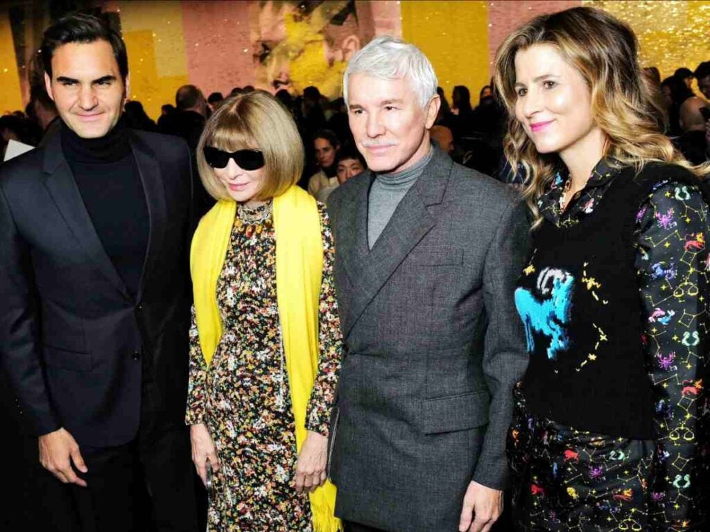 Roger Federer makes a stunning appearance at the Paris Fashion Week ...