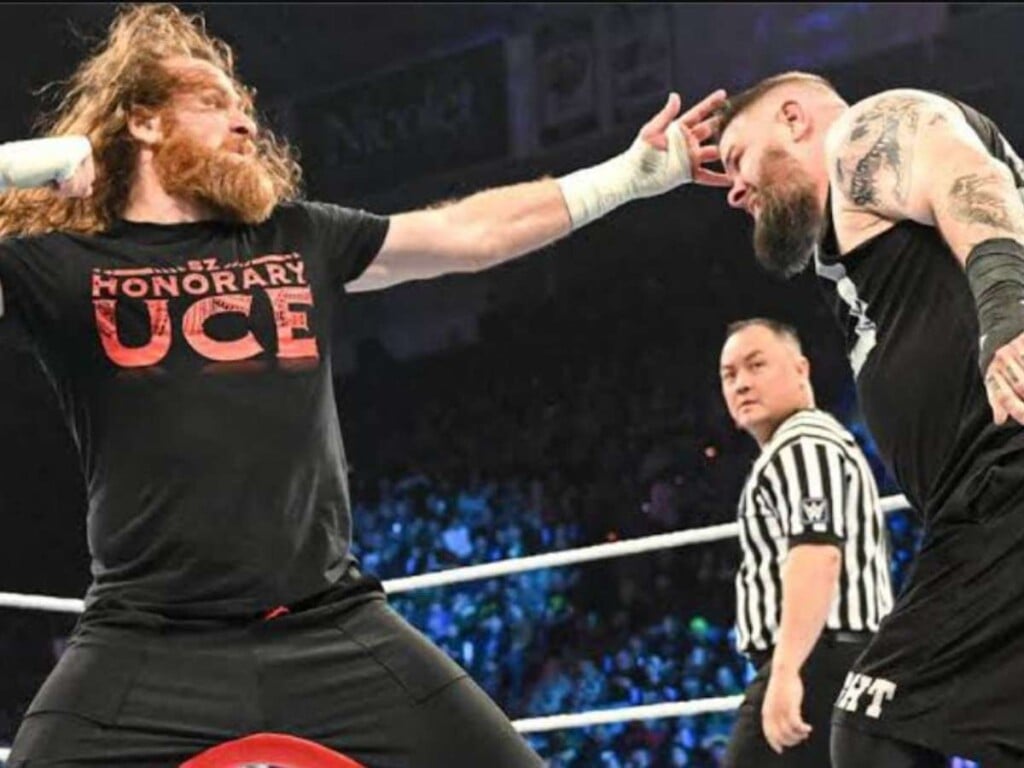 Sami Zayn fights Kevin Owens on recent edition of SmackDown. (Image Credit- WWE)