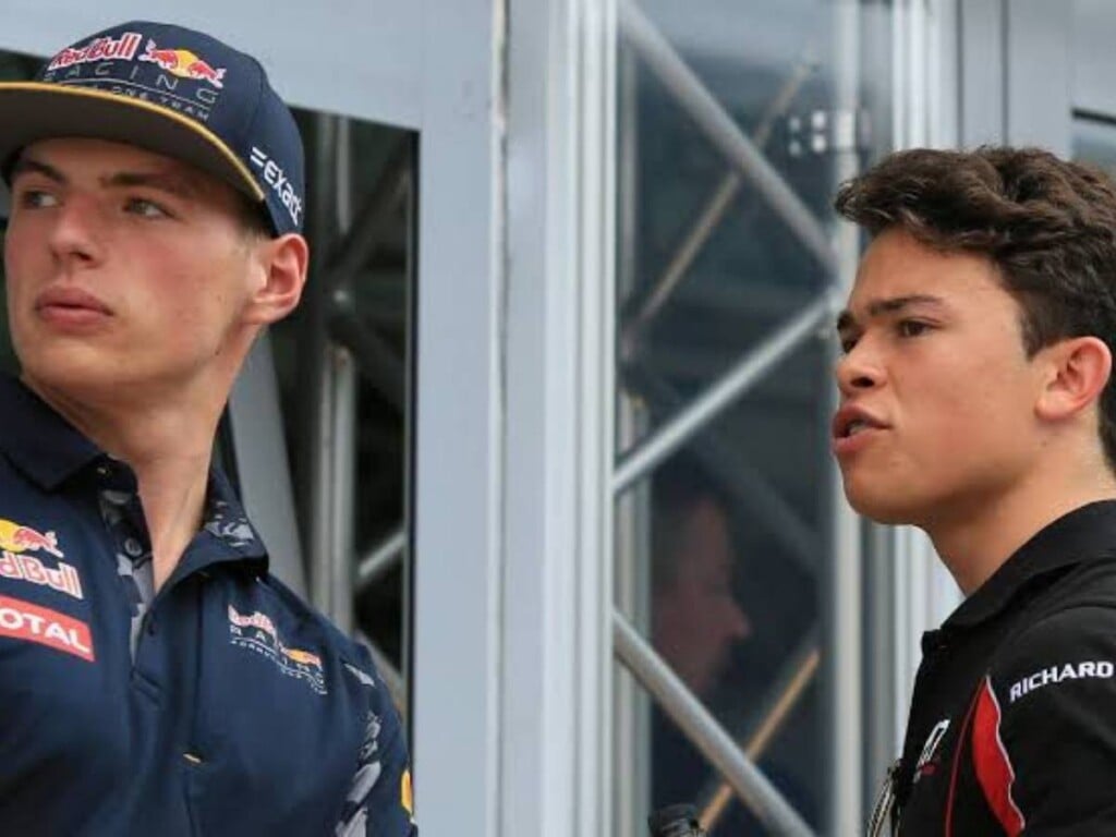 Max Verstappen and Nyck De Vries