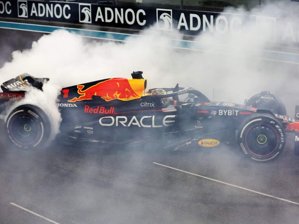 Max Verstappen in the RB18