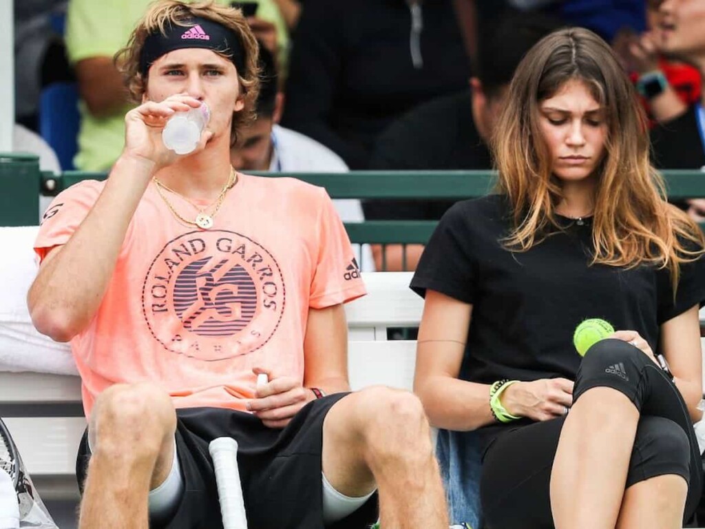 Alexander Zverev and Olya Sharypova