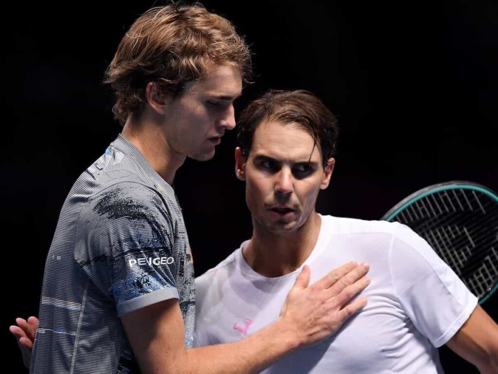 Alexander Zverev and Rafael Nadal