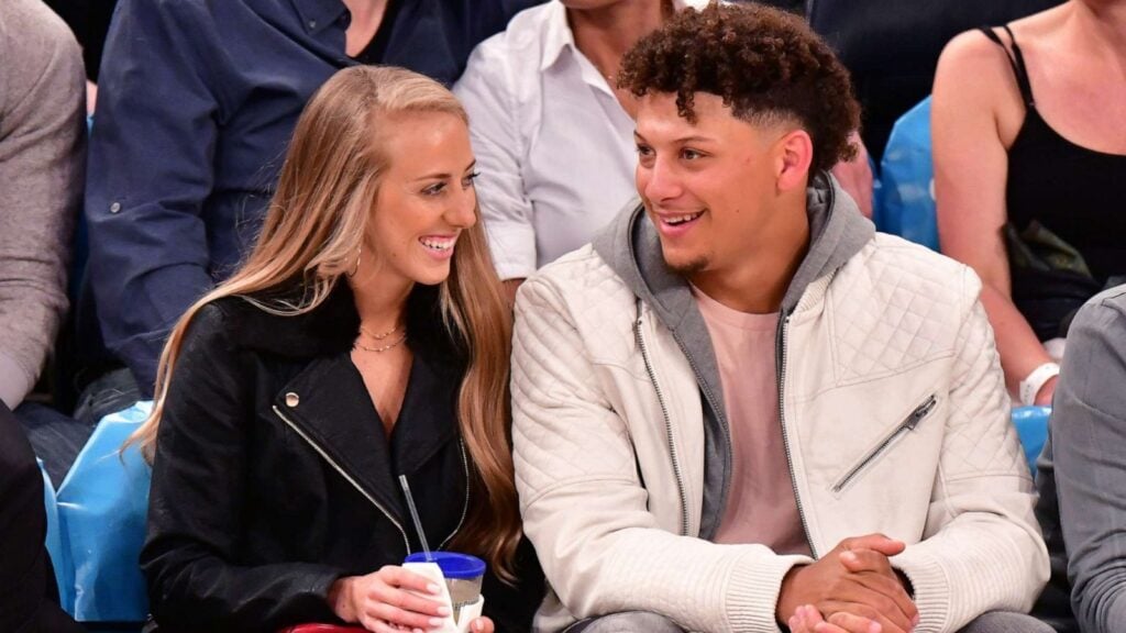 Brittany Mahomes and Patrick Mahomes Chiefs Bengals