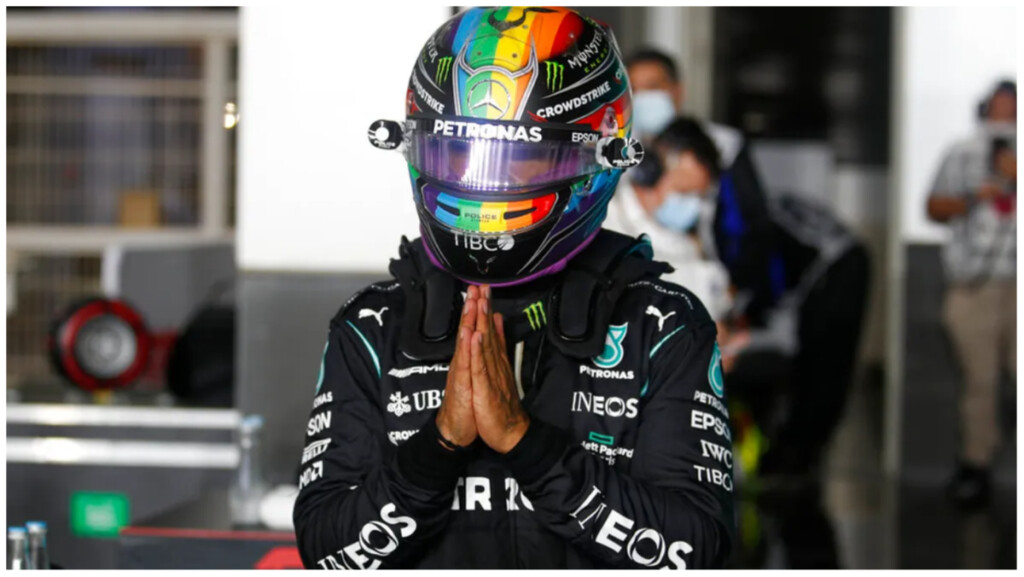 "It will affect others more," Nico Hulkenberg shares his take on FIA's political statement ban 1 Lewis Hamilton rainbow