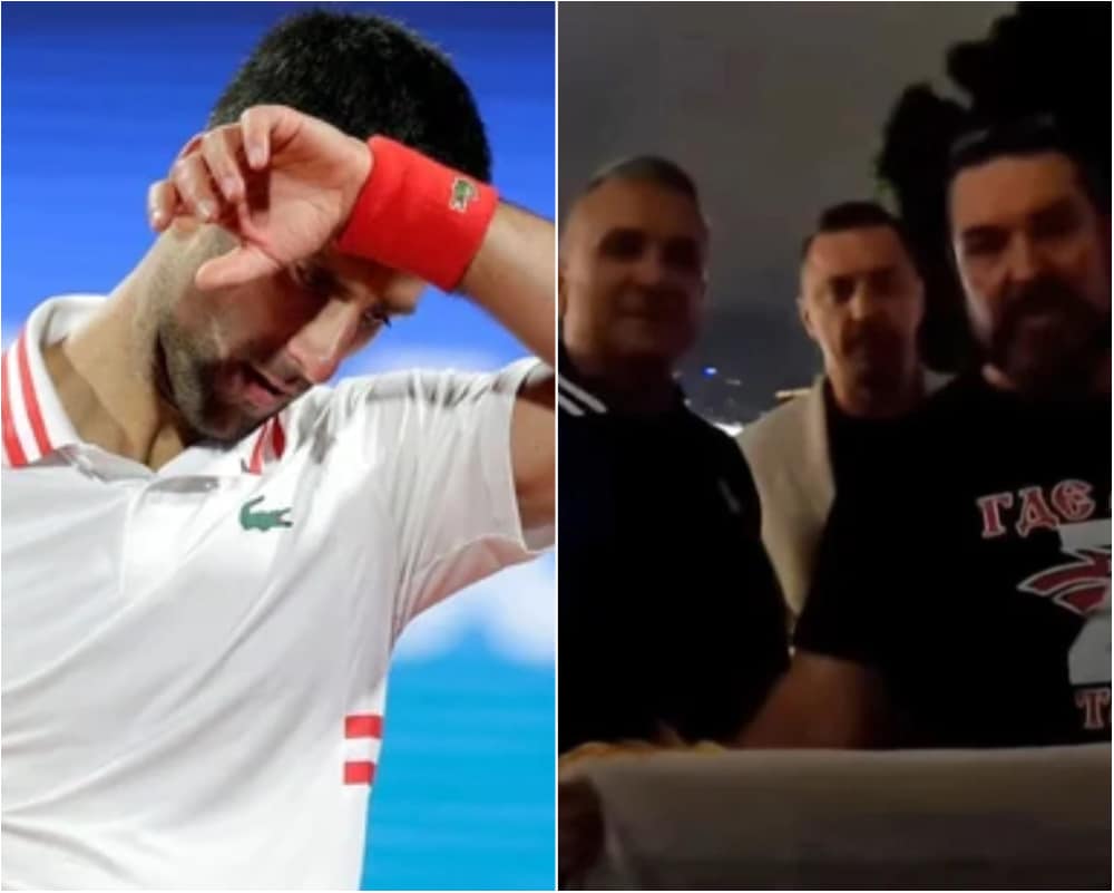 “Your father supports Russian Fascists?” Novak Djokovic faces wrath of fans after his father Srdjan was seen at pro-Russian demonstration at the Australian Open