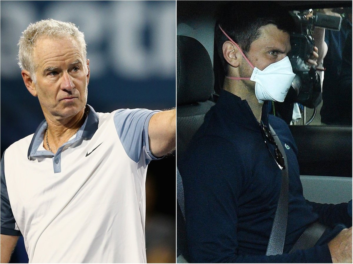 John McEnroe counters ‘his own choice’ narrative around Novak Djokovic’s deportation from Australia last year