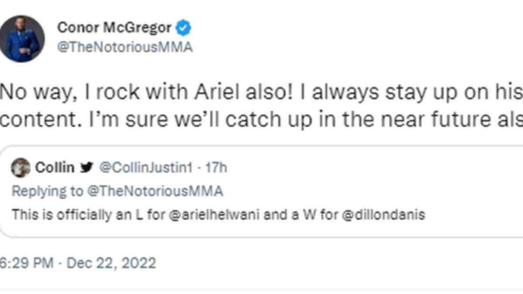 Conor McGregor Ariel Helwani