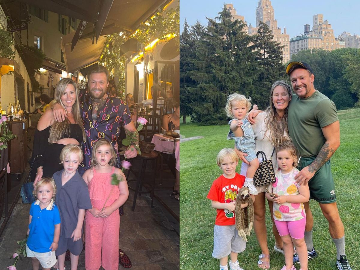 Conor McGregor, Dee Devlin and their kids