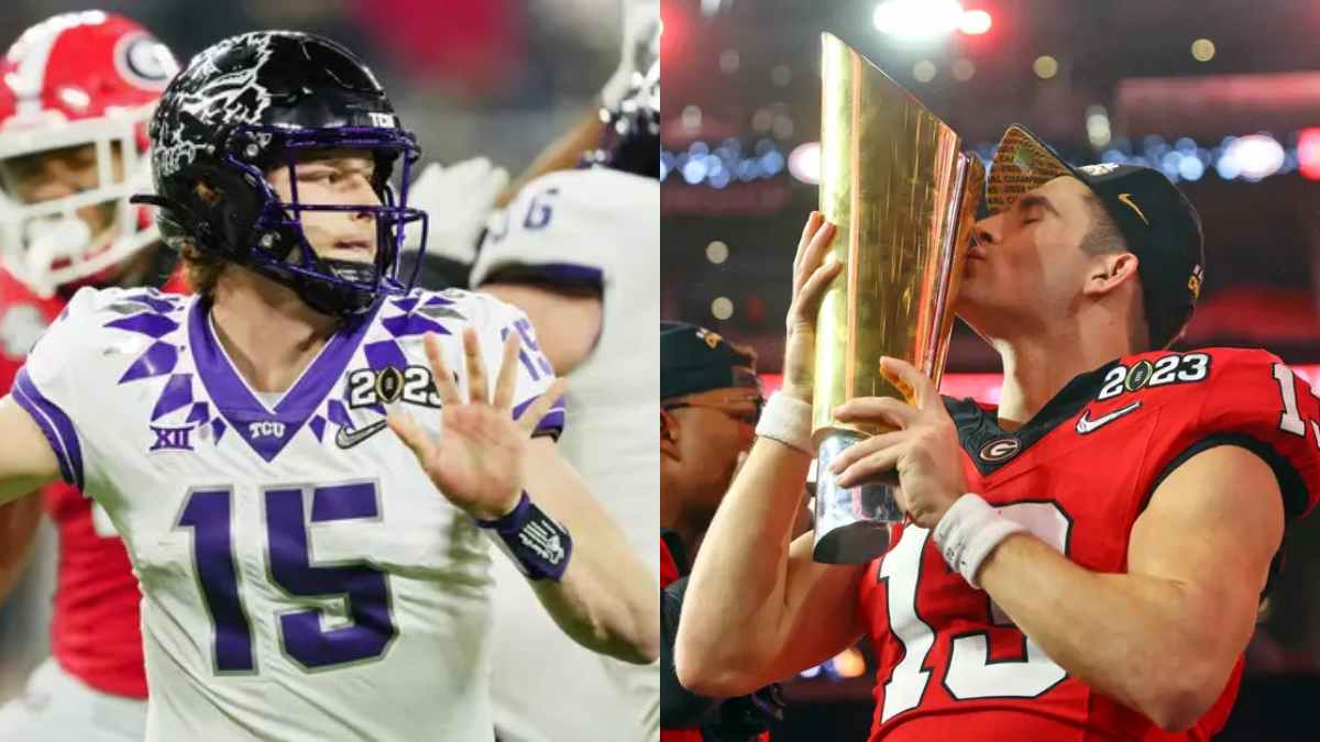 “College football is ruined” – Social media SCORCHES TCU after their abysmal outing against Georgia