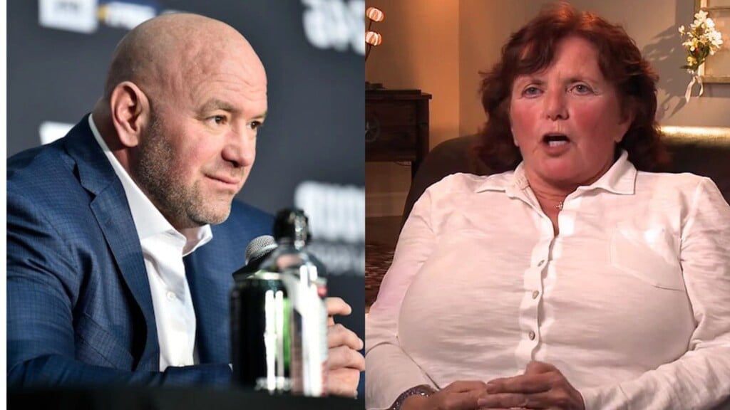 Dana White and June White (His Mother)