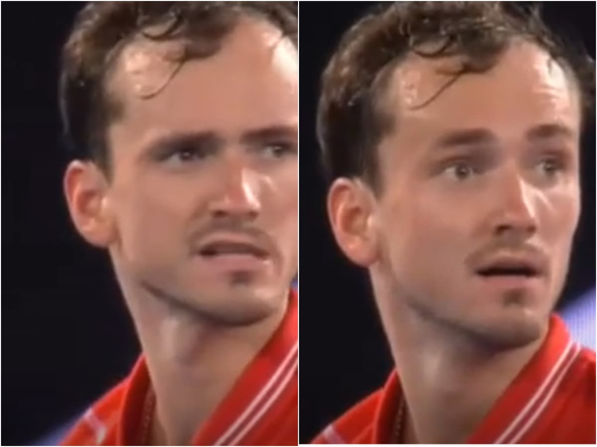 WATCH: Daniil Medvedev reignites feud with fans after being caught swearing at fans during his first-round match at the 2023 Australian Open