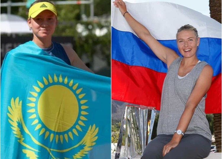 Elena Rybakina and Maria Sharapova