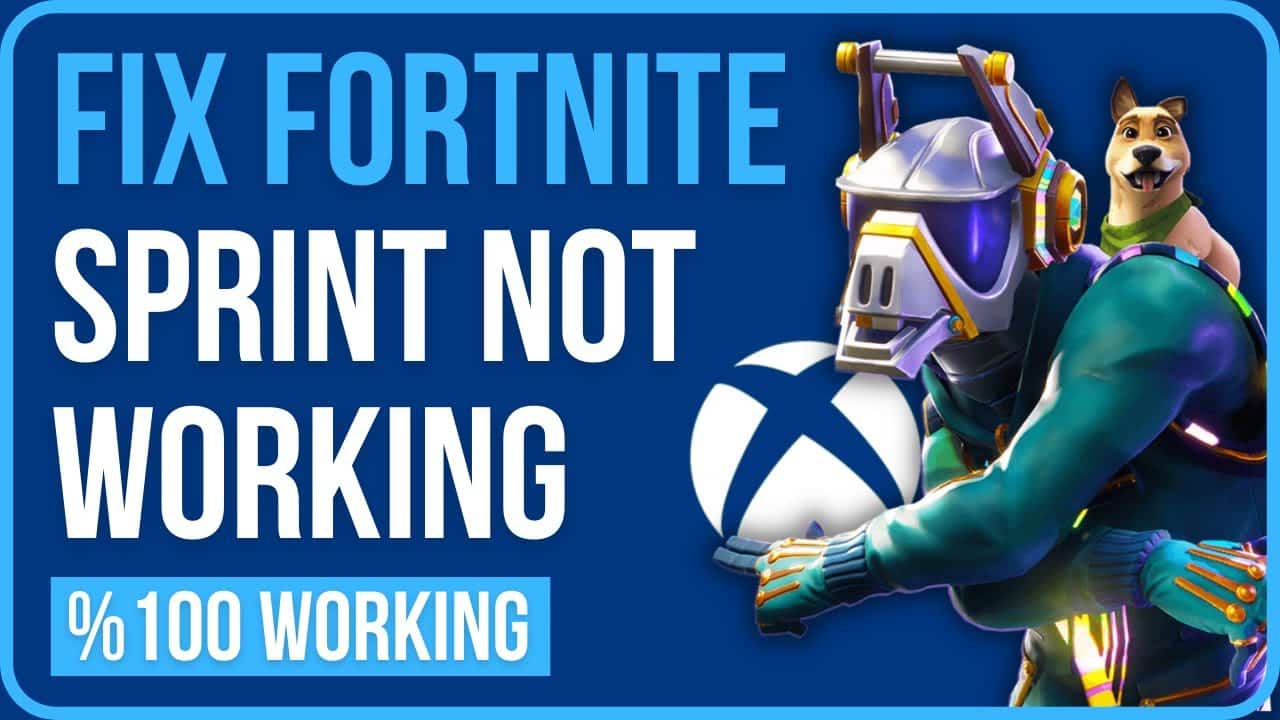 Fortnite sprint error and how to fix it?