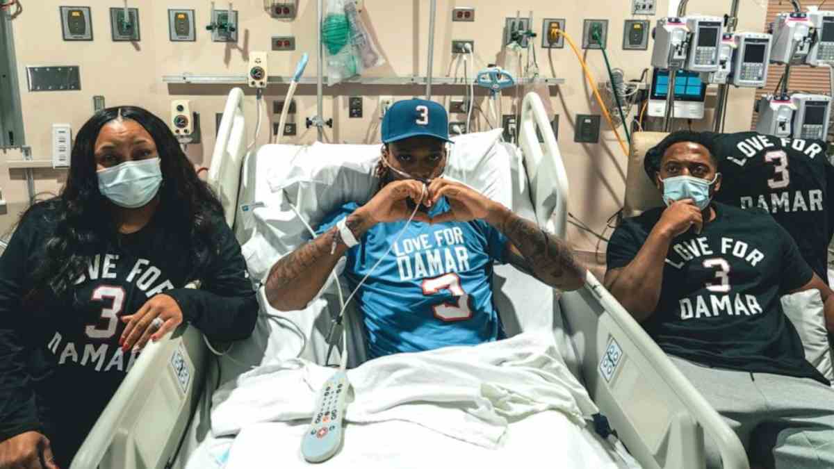 Buffalo Bills DB Damar Hamlin discharged from the hospital and is back home