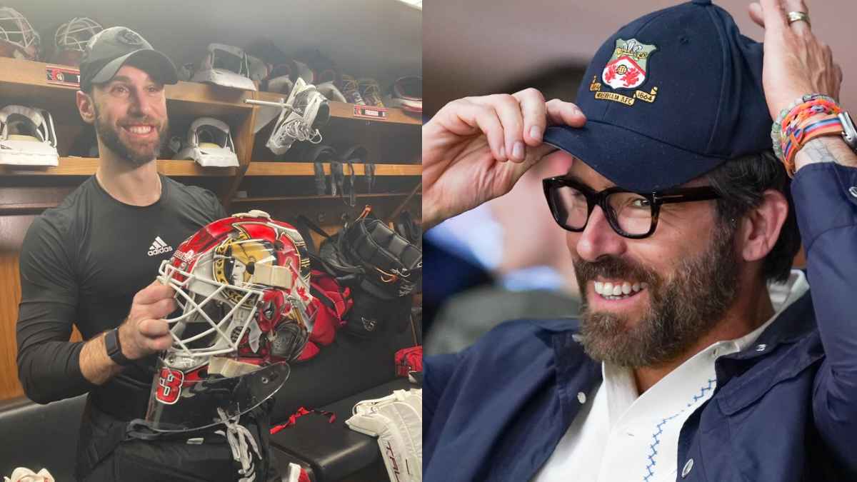 <strong></noscript>WATCH: Cam Talbot woos Senators potential owner Ryan Reynolds by revealing new Deadpool goalie mask</strong>