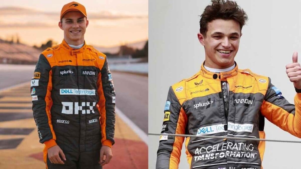 Oscar Piastri (L) | Lando Norris (R)