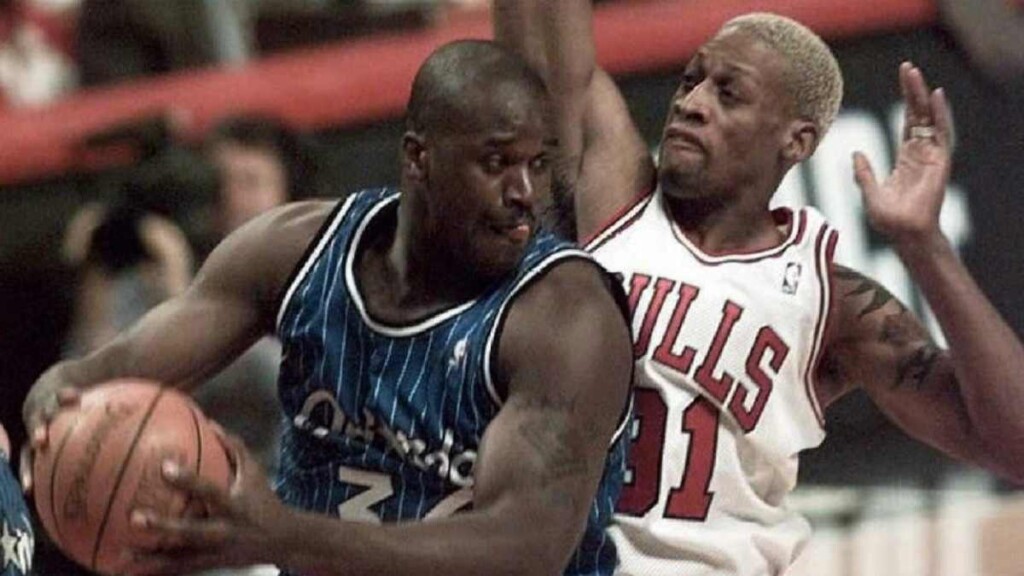 Dennis Rodman and Shaq