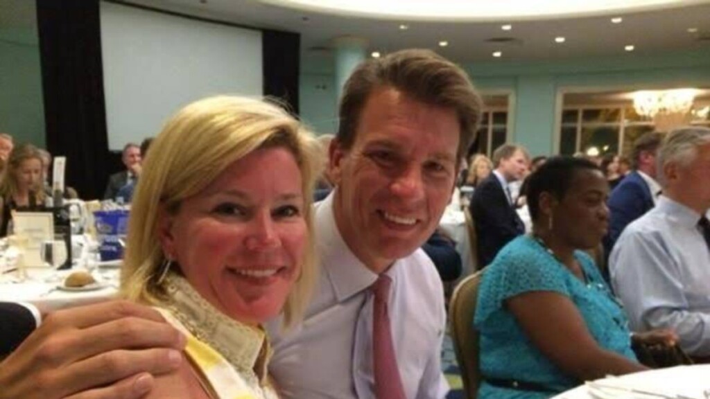 JBL with his wife