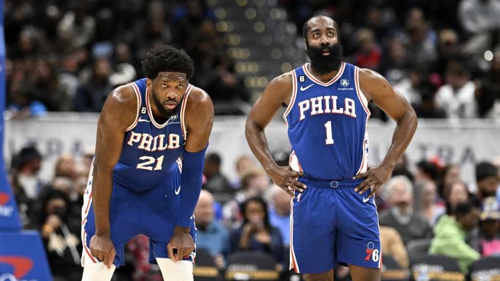 Joel Embiid and James Harden