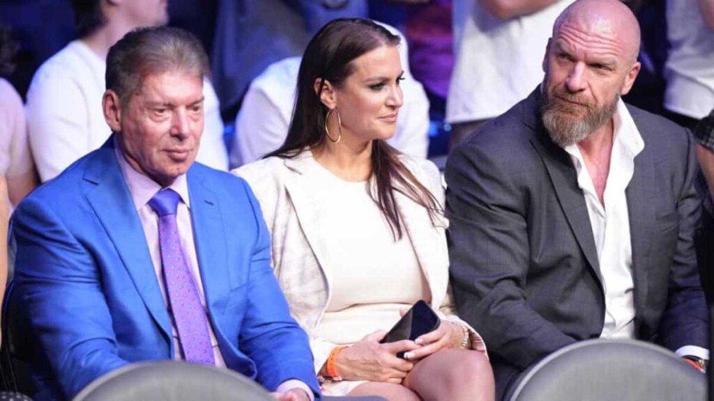 Vince McMahon, Stephanie McMahon and Triple H