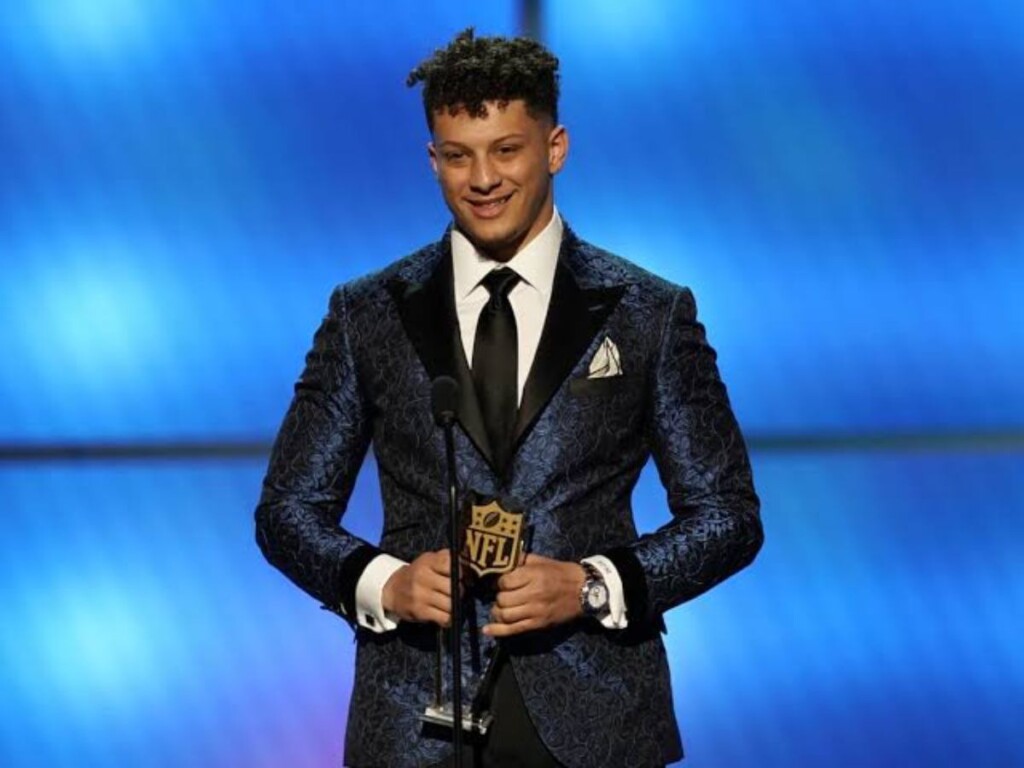 Patrick Mahomes won the NFL MVP award in 2018 (via The Guardian)